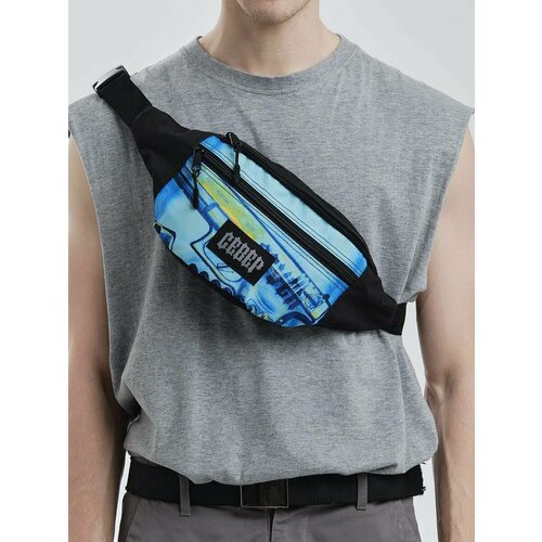 Сумка поясная SEVERCLOTHING, голубой