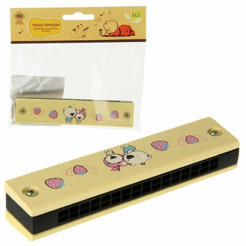 Деревянный музыкальный инструмент игрушка Губная гармошка Фабрика Фантазий 265₽