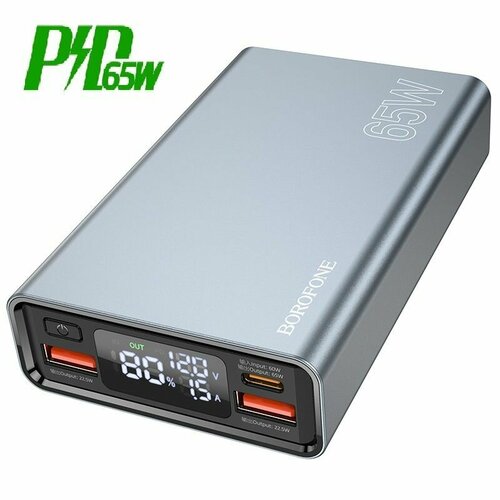 Внешний аккумулятор 15000 mAh Borofone BJ40 PD65W для ноутбука и MacBook 4350₽
