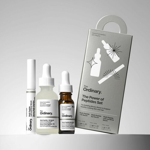 Набор средств TheOrdinary по уходу за кожей лица с мультипептидами . The Power of Peptides Set