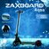 Детский электросамокат для школы, садика ZAXBOARD Kids V4 AQUA (ч...