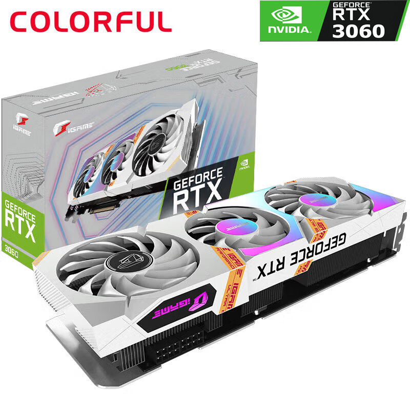 фото Видеокарта Colorful iGame GeForce RTX 3060 Ultra W OC 12GB-V GDDR6 DLSS