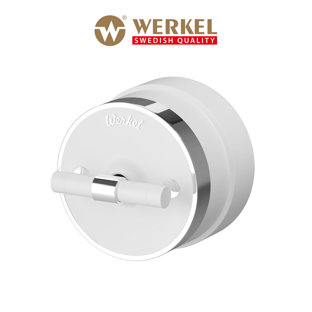 Выключатель на 4 положения двухклавишный Werkel Vintage W5822050 белый матовый/хром IP20