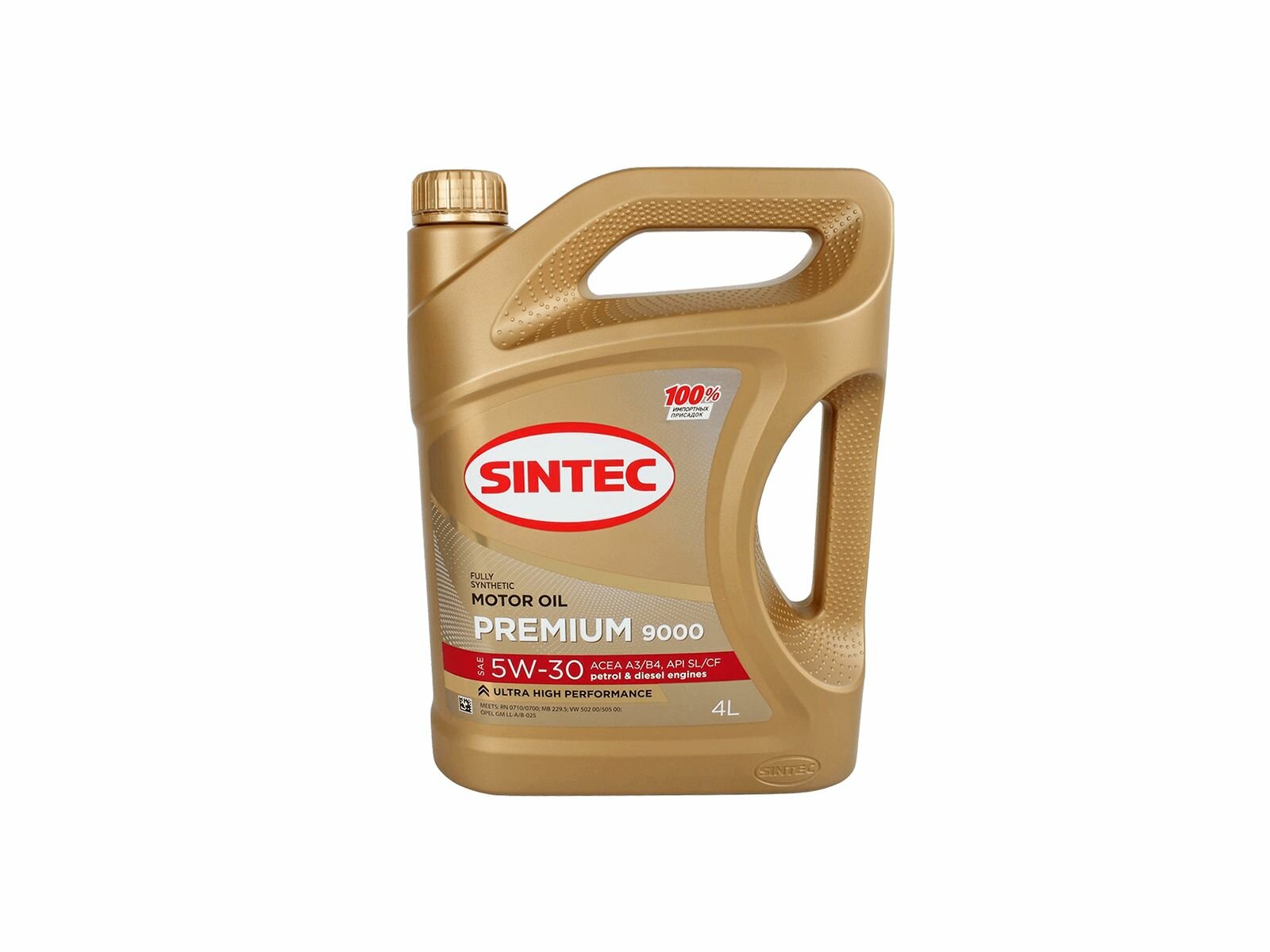 Масло моторное SINTEC PREMIUM 9000 5W30 A3/B4 4л