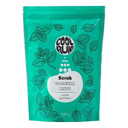 Cool Rule Сахарный скраб для тела Соленая Мята 200 г 1 шт