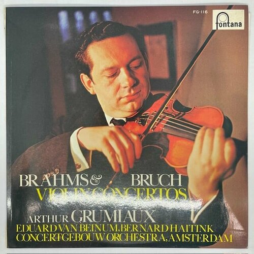 Виниловая пластинка Arthur Grumiaux- Brahms&Bruch Violin Concertos (LP, JAPAN) '73 MINT