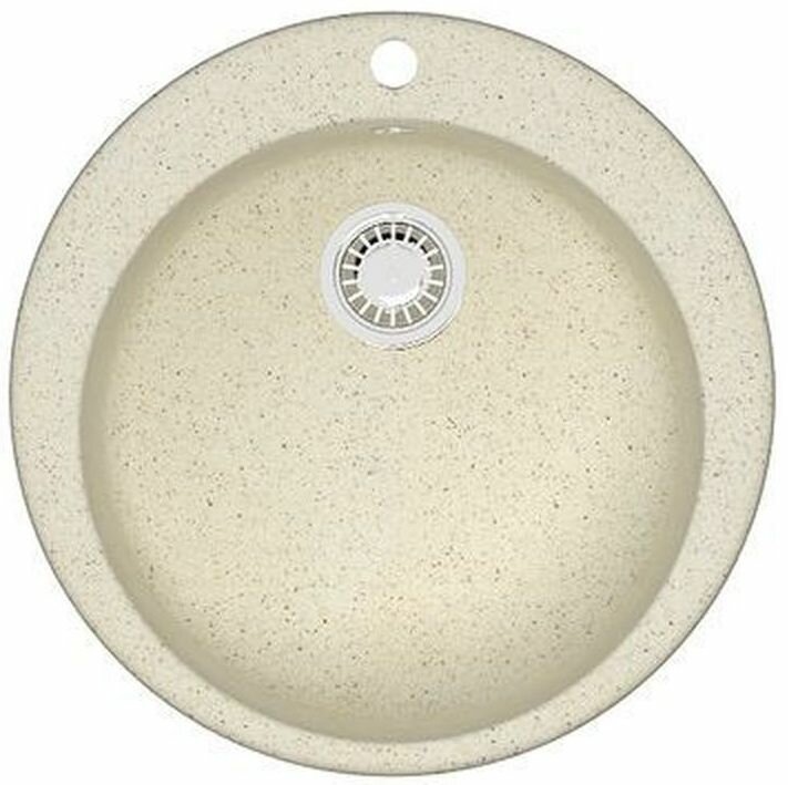 Кухонная мойка AZARIO Vital 507x507x200 искусственный мрамор цвет Бежевый (CS00078344)