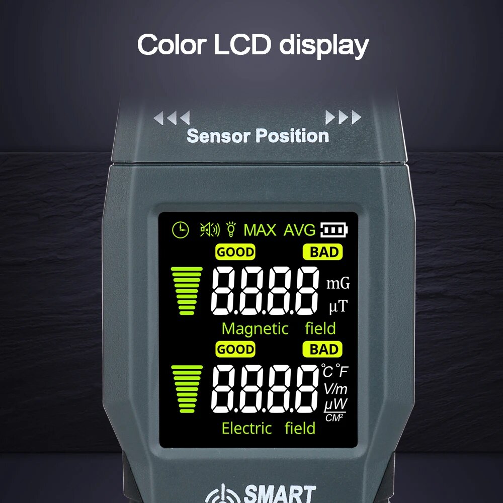 Изображение SMART SENSOR Цифровой детектора EMF, ST1393