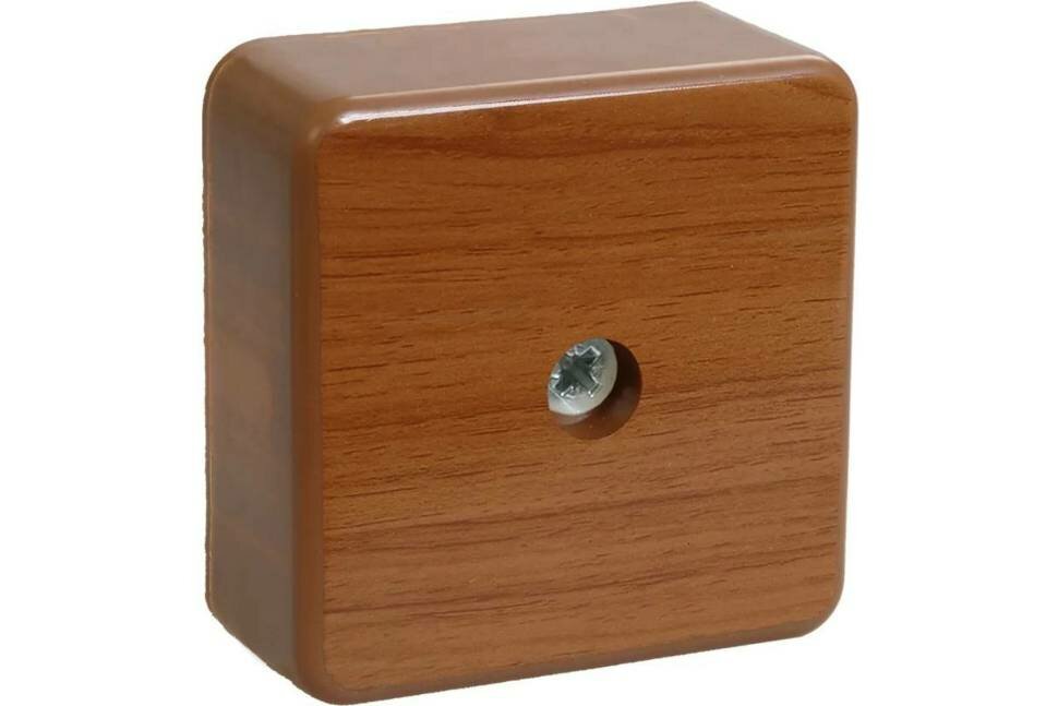 Распаечная коробка IEK КМ41205-05 для о/п 50x50x20мм дуб UKO10-050-050-020-K24-E