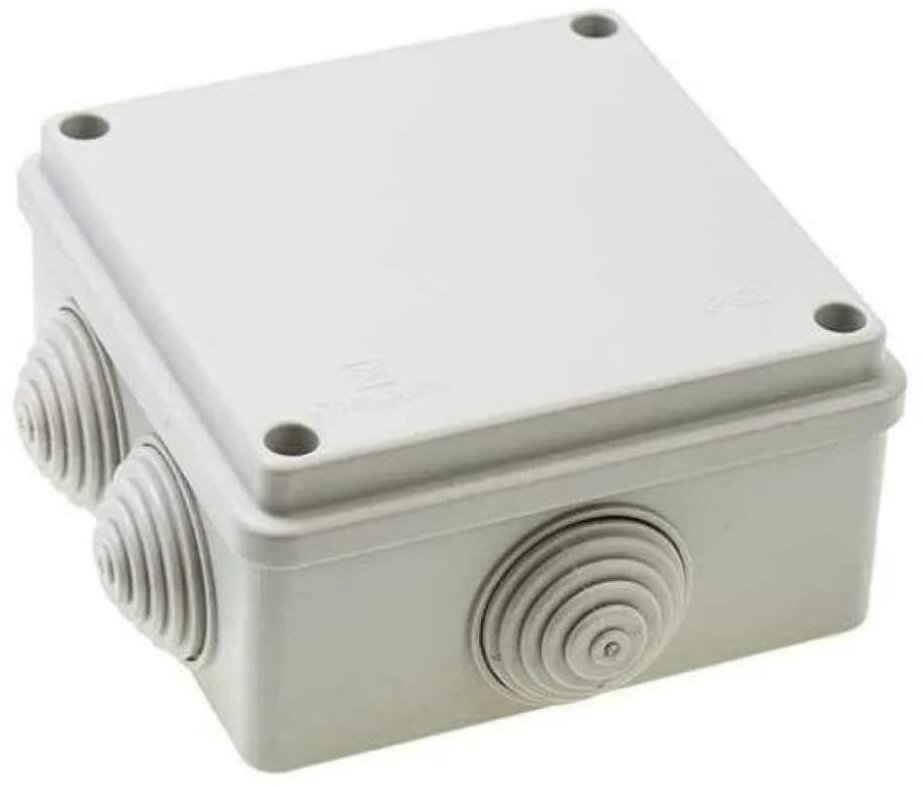 Распределительная коробка GREENEL наружного монтажа 100х100х50мм IP44 GE41233