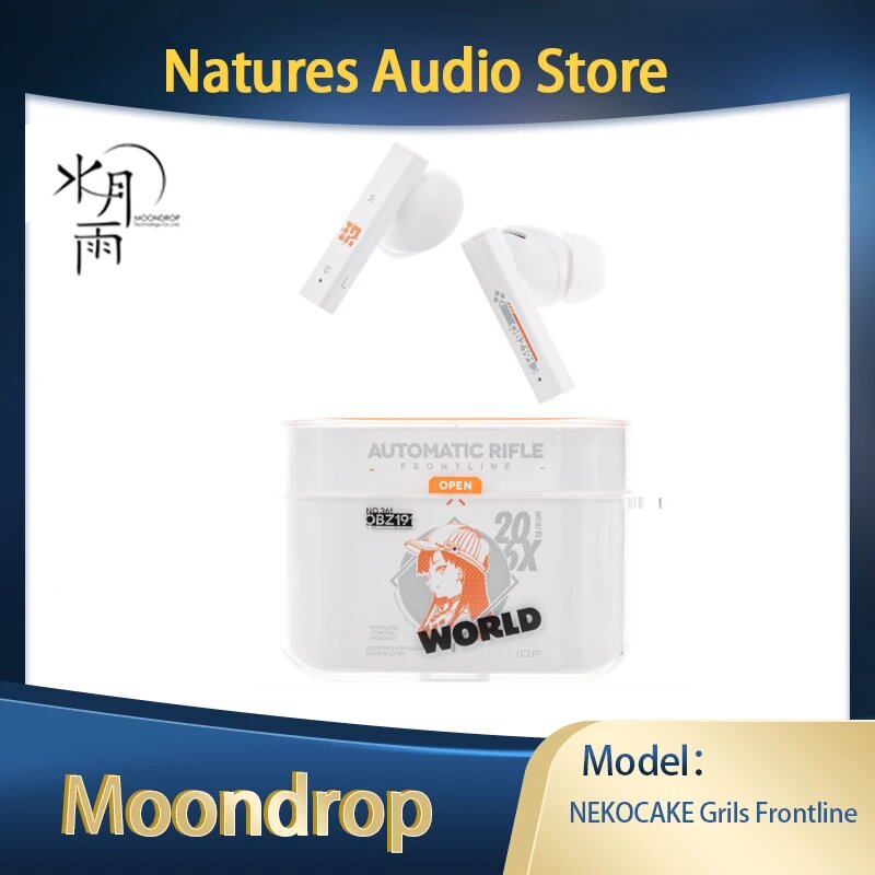 MOONDROP NEKOCAKE GRILS FRONTLINE ANC беспроводные наушники, NEKOCAKE G F — фото 1