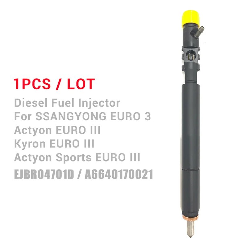 EJBR04701D A 6640170221 новая форсунка дизельного топлива для Ssangyong Kyron Actyon Euro 3 2,0 Xdi D20DT 2006-, A6640170221