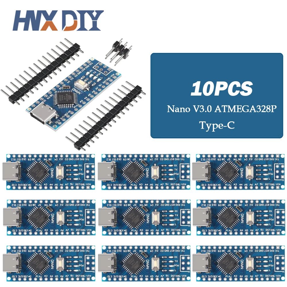 Модуль Nano Board CH340 для Arduino Nano V3.0, 10PCS-Nano3.0 Type-c