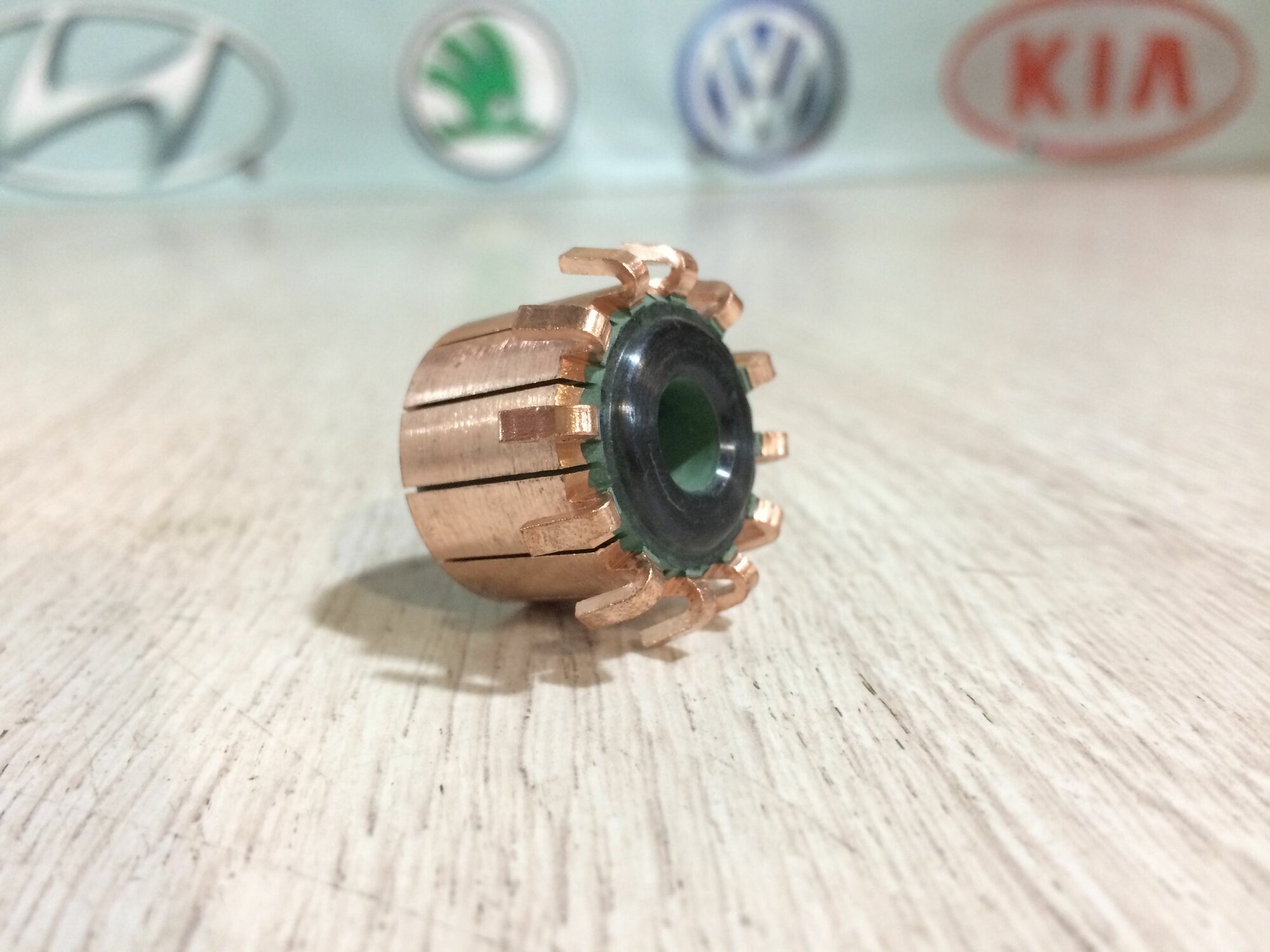 Коллектор моторчика, для Skoda Volkswagen VAG, медный, универсальный, 1 шт.
