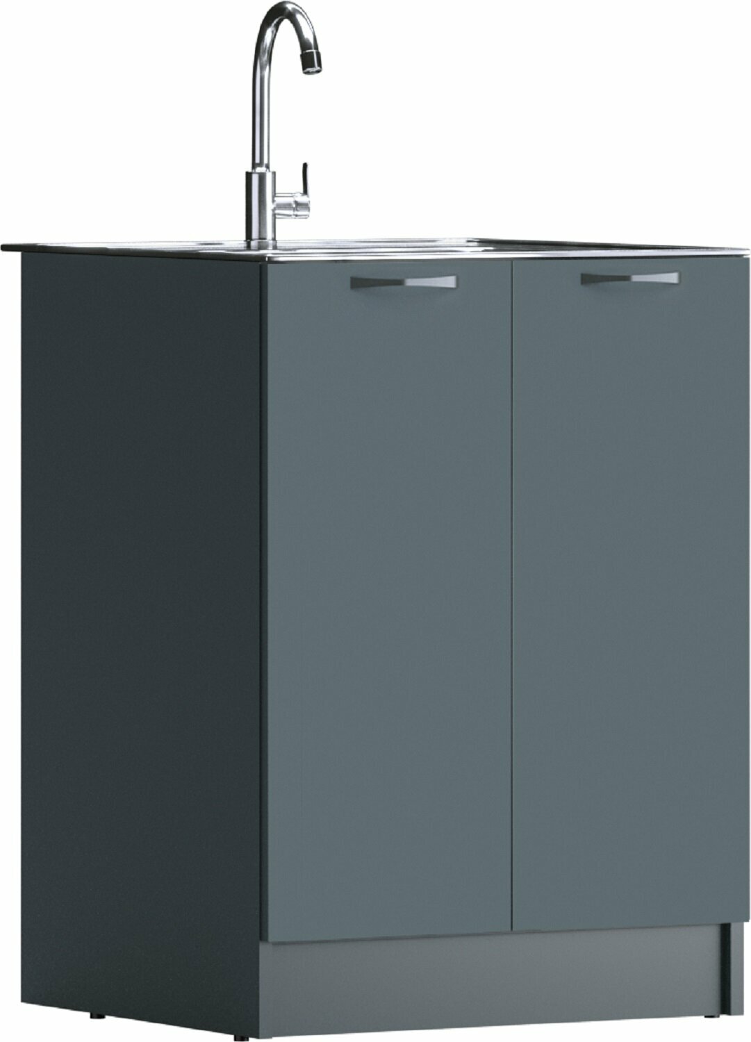 Тумба под мойку Домино, ЛДСП, полимерное покрытие, 60 см х 60 см