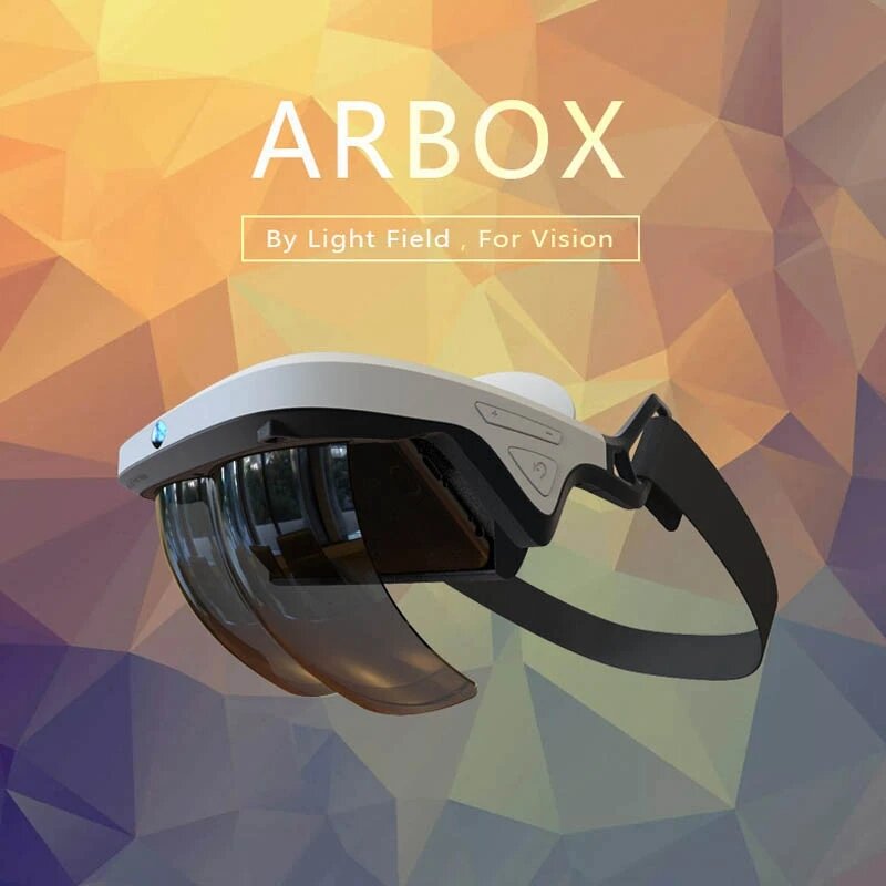 Смарт-очки HRBOX2 3D Ar для виртуальной реальности, AR Glass White