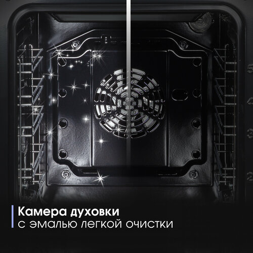 Электрический встраиваемый духовой шкаф Zigmund Shtain E 173 B черный 3294500₽