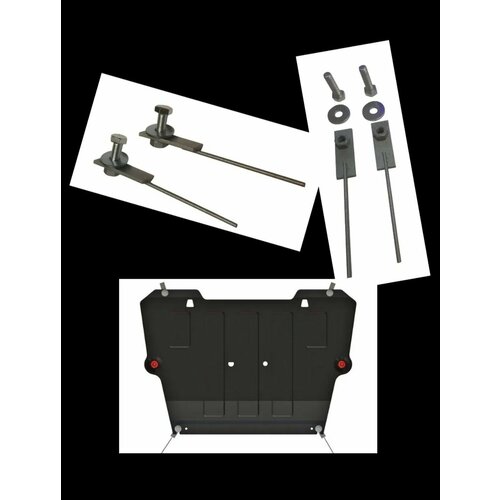 Крепеж защиты картера закладные 2 шт 999fuj10xx Nissan 650₽