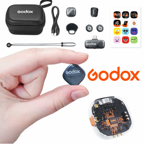 Петличная радиосистема Godox Cube-SL Kit1 для смартфона 300 м 12550₽