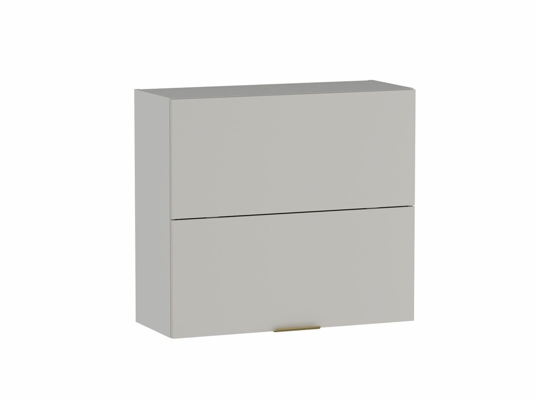 Навесной кухонный шкаф SbkHome Элика ШГ-80СМГ МДФ ЛДСП цвет бежевый 80х32 см