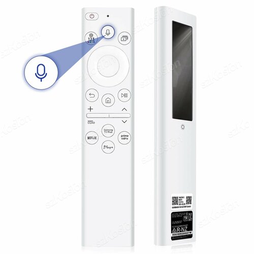 Голосовой пульт дистанционного управления SZKOSTON для Samsung BN59-01385A, White