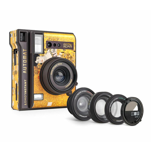 Фотоаппарат моментальной печати Lomography LOMOInstant Automat Lenses Klimt Gold Leaf Edition 25990₽