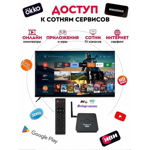 ТВ приставка Tanix UltraW2 432 под ключ 1000 тв каналов бесплатно 6000₽