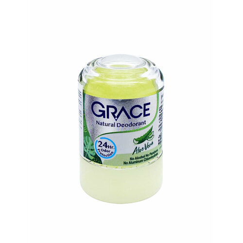 фото Натуральный кристаллический дезодорант grace алоэ вера 50 г
