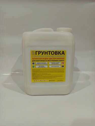 Изображение товара Грунтовка, для наружных и внутренних работ, глубокого проникновения, 5 л
