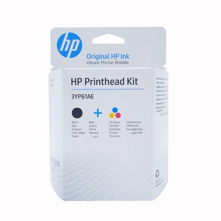 Комплект печатающих головок HP M0H50A + M0H51A для принтеров HP DeskJet GT5810, GT5820, GT5822, HP Ink Tank Wireless 410, 415, 418 (О) черная + цветна (3JBO6AA)
