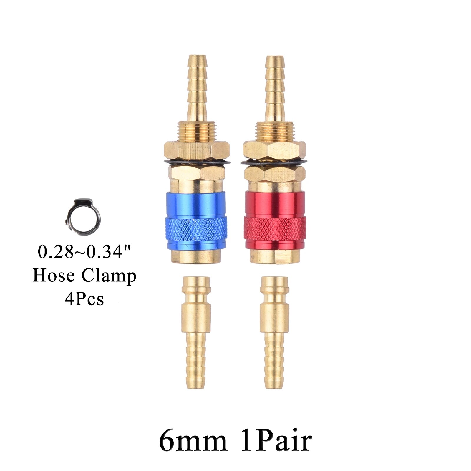 Адаптер с водяным охлаждением  6 мм  8 мм  10 мм  Pairs 6mm two color