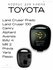 Корпус ключа Тойота. Корпус ключа Toyota 2 кнопки без лезвия
