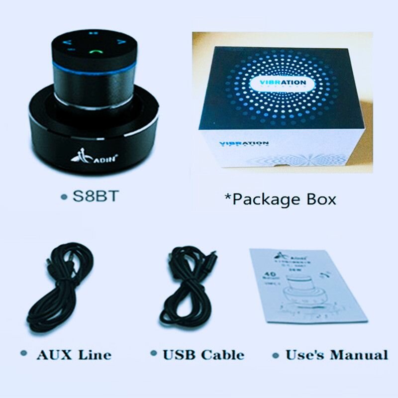 Новый мини-портативный динамик Adin Bluetooth resonance audio для громкой связи S8BT мощностью 26 Вт