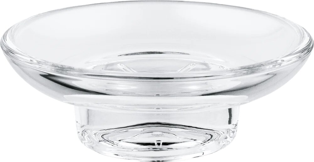 Мыльница Grohe Essentials 40368001 настенная стеклянная настольная круглая