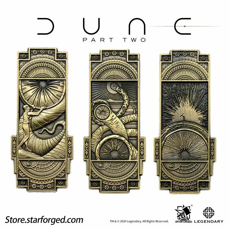 Dune / Дюна Коллекционные премиум-магниты из металла (набор 3 шт.)