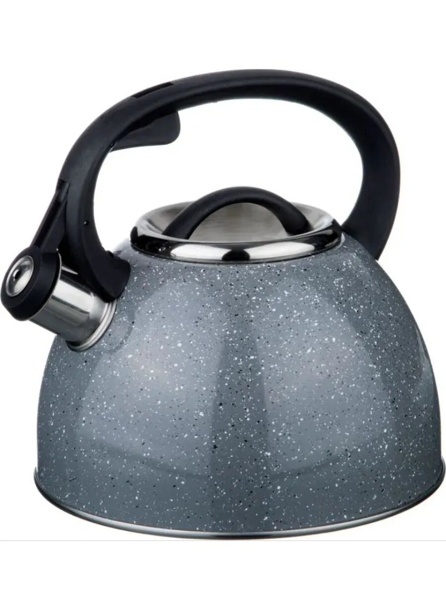 Чайник для плиты нержав сталь 907-064 2.5л со свистком