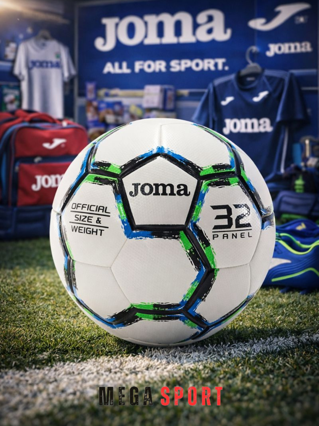 Мяч для футзала Joma тренировочный для зала и игр_32PANEL