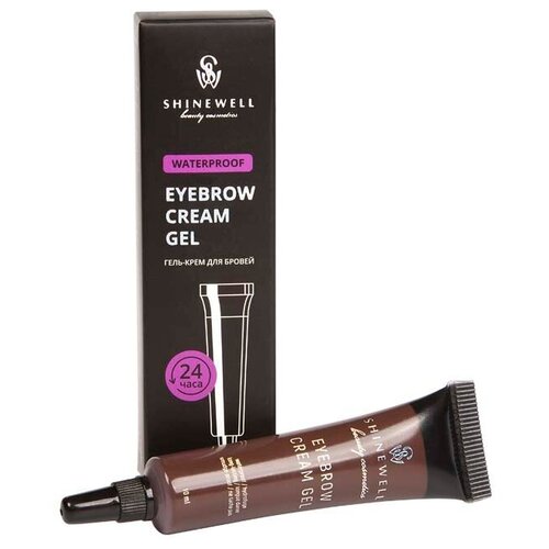 Купить SHINEWELL Гель-крем для бровей Eyebrow Cream Gel 03 Темно-коричневый