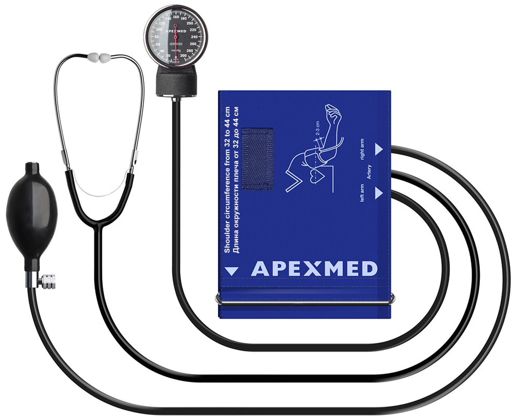 Тонометр механический Apexmed АТ-12, 27-38 см