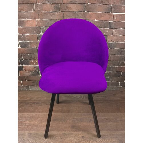 Стул для кухни. стул со спинкой велюр фиолетовый