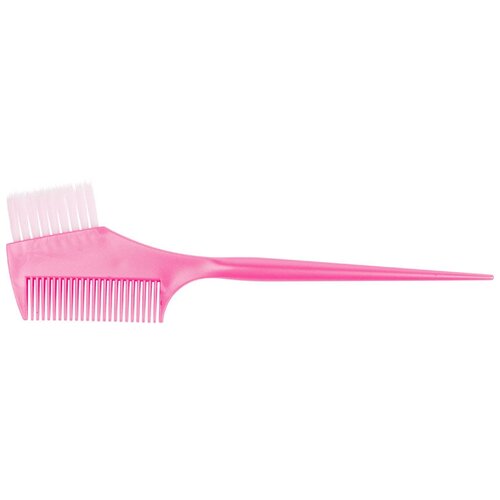 DEWAL PRO Кисть для окрашивания волос с расческой JPP049-1 розовый