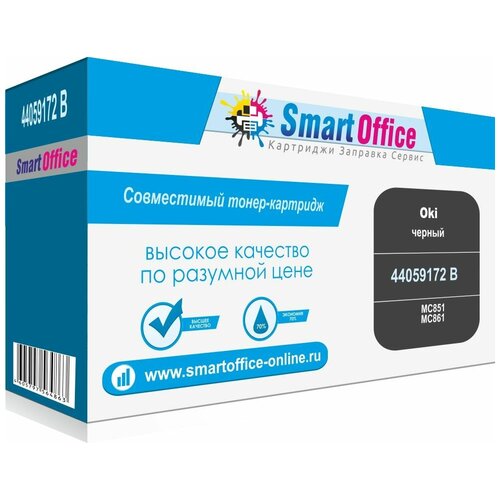 Картридж 44059172 B для OKI MC851, MC861 совместимый (черный, 7300 стр.)