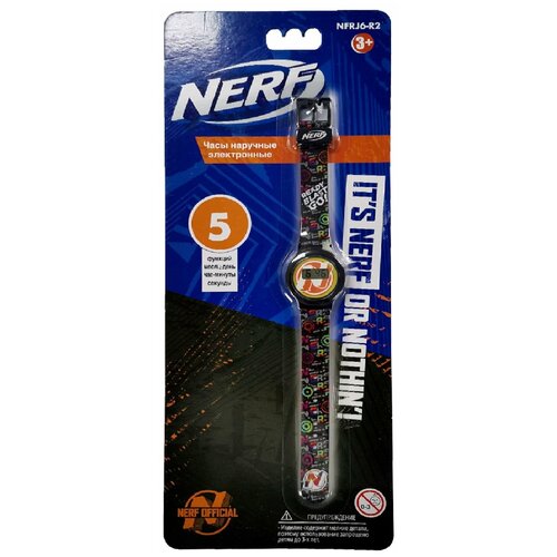 фото Наручные часы nerf, черный, черный