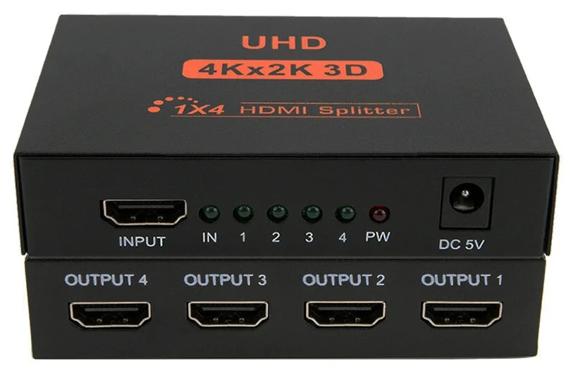 Разветвитель HDMI splitter 3D 1x4