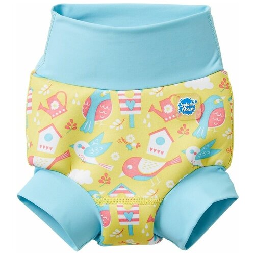 Подгузник для плавания Splash About Happy Nappy, L (10-15 кг) птички