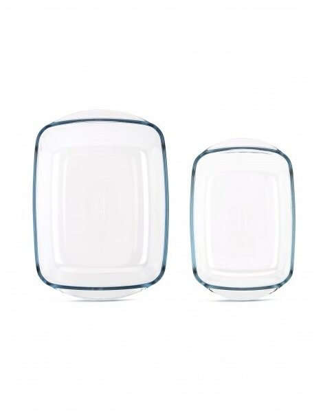 Форма для выпекания (стекло) Pyrex Набор прямоугольных форм с крышками Cook&Store 1. - фотография № 10