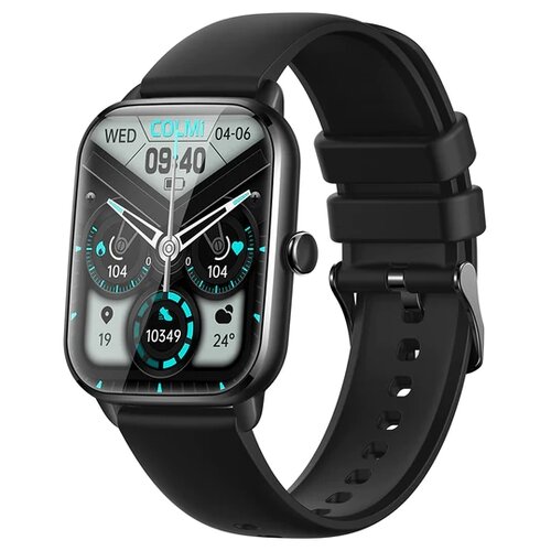 Умные часы Colmi C61 Silver Middle Frame Grey Silicone Strap серебрянный корпус с серым силиконовым ремешком