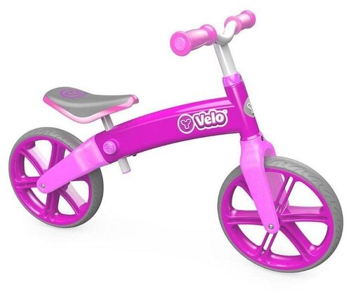 Беговел Yvolution Y-VELO Balance bike, розовый