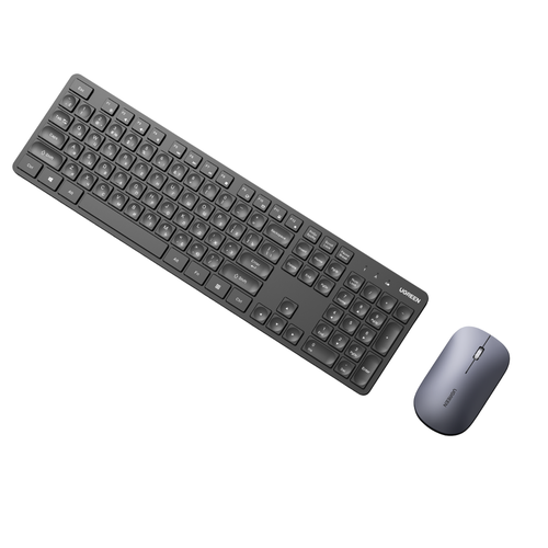 hp cs10 wireless multi device bluetooth keyboard and mouse set Комплект беспроводная клавиатура и беспроводная мышка UGREEN MK004 (15225) 2.4 GHz Wireless Keyboad 15219 and Mouse 90372 Set. Цвет: черный