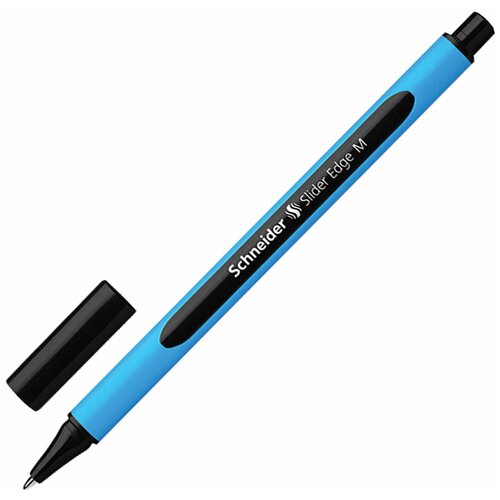 Schneider Ручка шариковая Slider Edge M, 1 мм (152101/152102/152103/152104), 152101, черный цвет чернил, 1 шт.